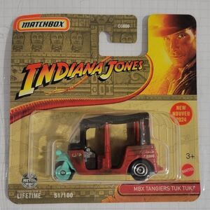 Matchbox Indiana Jones Red and Black Tuk Tuk